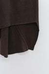 Marc le bihan long net eye skirt 2752 Terre